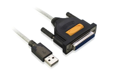 1.5m USB to DB25 parallel adapter cable female