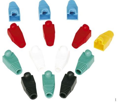 RJ45 Boot white 8 Pack