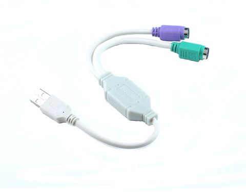 USB 1.1 to PS/2 twin port adapter