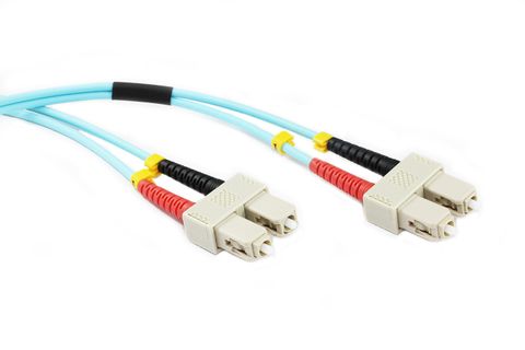 SC to SC OM3 Multimode Duplex Premium Patch Lead 20 Metre