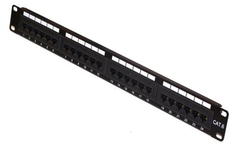 Cat6 24-port patch panel