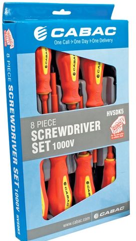 Screwdriver 8-piece set 1000V