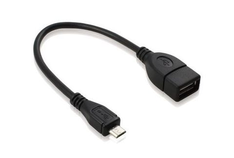 15cm USB A Female to Micro B Male OTG Cable