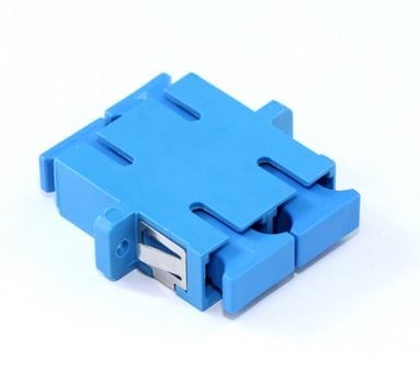 SC OS2 Single Mode duplex through coupler