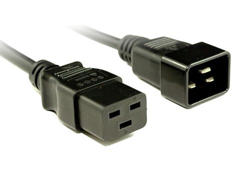 C19 - C20 IEC 16A cables blk