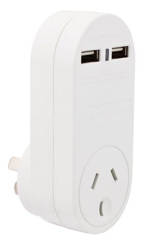 Dual USB mains charger