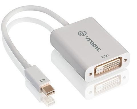 Mini-DisplayPort to DVI-D Alogic white
