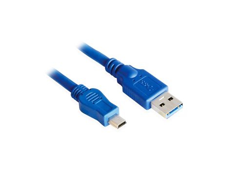 2m USB Type A 3.0 to 10-pin Mini-B cable M-M