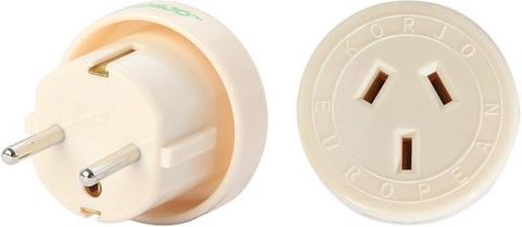 KORJO OUTBOUND TRAVEL ADAPTOR EUROPE, BALI