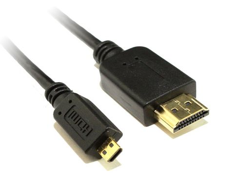 Micro-HDMI to HDMI cable - 0.5m