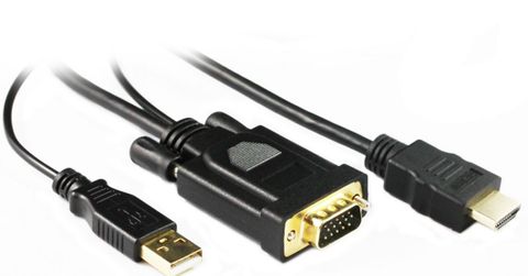 HDMI to VGA Konix cables