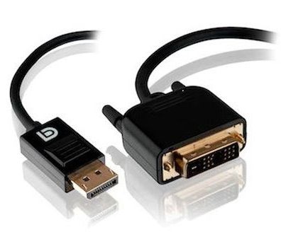 3m DisplayPort to DVI-D cable M-M Alogic SmartConnect
