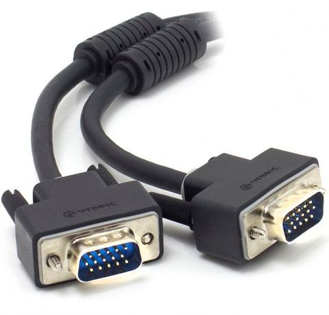 25m VGA/SVGA Premium Shielded Monitor Cable With Filter - Male to Male