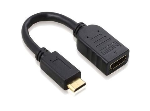 HDMI to Mini-HDMI adapter cable F-M - 15cm