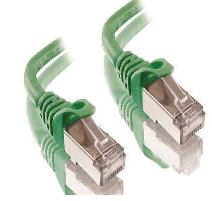 1m CAT6A Green Shielded Alogic LSZH Network Cable