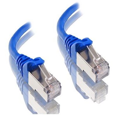 25m CAT6A Blue Shielded Alogic LSZH Network Cable