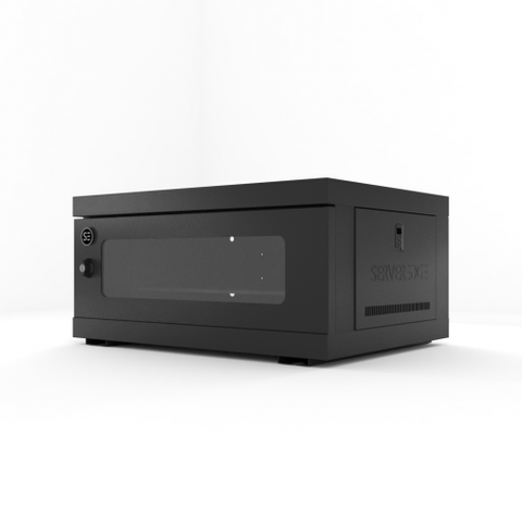 Serveredge 4RU Fully Assembled Wall Mounted Cabinet - 528W x 450D
