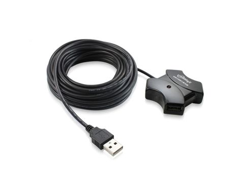 10m 4-Port AM-AF active USB 2.0 repeater cable