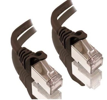 0.5m CAT6A Black Shielded Alogic LSZH Network Cable