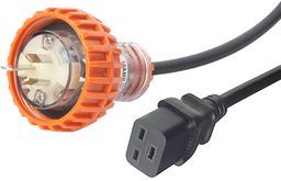 5m C19 to 15A GPO captive mains plug