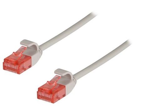 Cat6a Slimline Grey