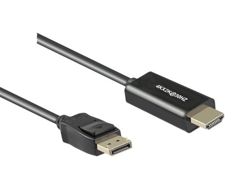 10M Displayport V1.2 to HDMI Cable Supports 4K@30Hz
