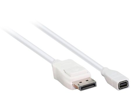 2m DisplayPort Male to Mini DisplayPort Female Cable