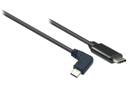 2M USB 3.0 Type-C Male to Right Angle Type-C Cable Supports 5Gbps