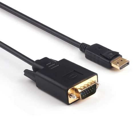 1M Displayport To VGA Cable Supports 1080P