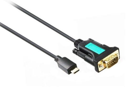 1.0m USB-C to DB9 RS232 serial adapter male - FTDI Chipset