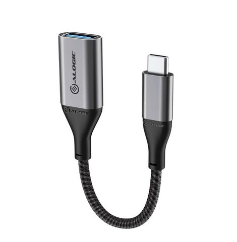 ALOGIC Super Ultra USB 3.1 USB-C to USB-A Adapter - 15cm - Space Grey