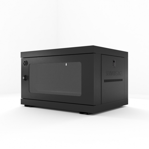 Serveredge 6RU Fully Assembled Wall Mounted Cabinet - 600W x 453D