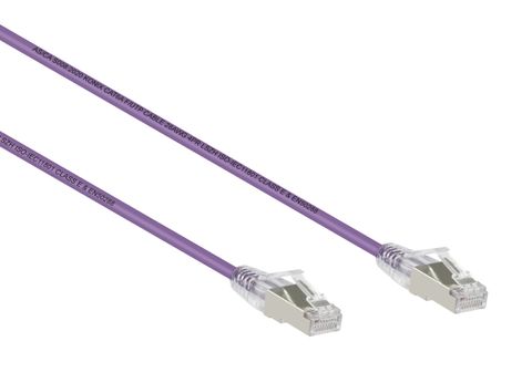 Cat6A LSZH STP ultra slim cables Konix PURPLE