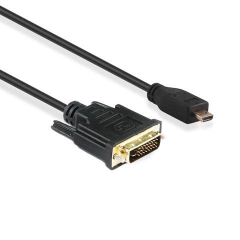 1M Micro HDMI to DVI-D Konix Cable