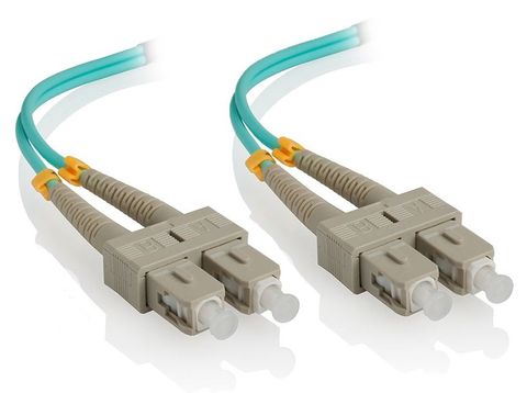 SC to SC OM3 Multimode Duplex Patch Lead 10 Metre