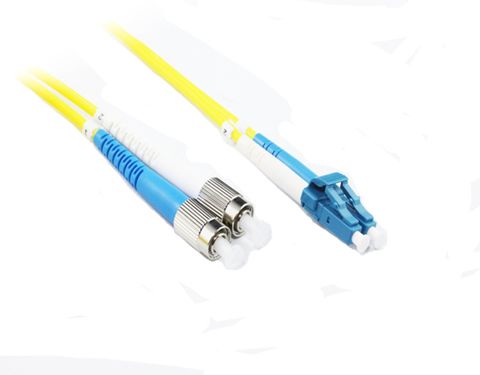 FC to LC OS2 Single Mode Duplex Premium Fibre Patch Lead 3 Metre