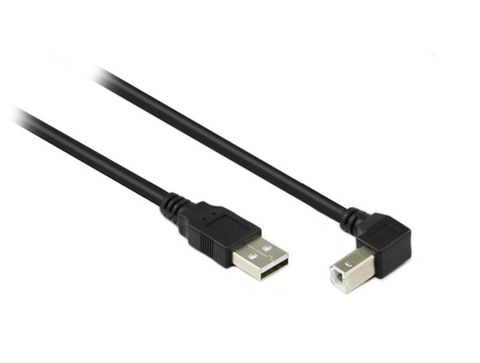 2M USB 2.0 AM To Up Angle BM Cable