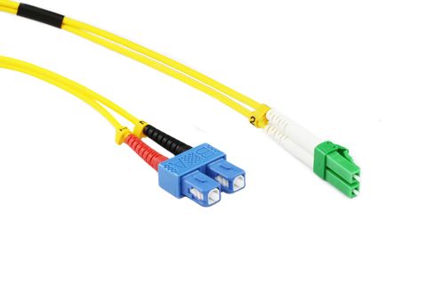 LCA to SC OS2 Single Mode Duplex Premium Fibre Patch Lead 25 Metre