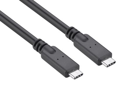 5M USB 2.0 Type-C Male to Type-C Male Cable Supports 480Mbps Speed