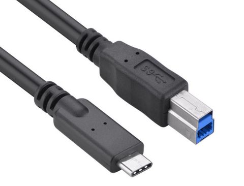 2m USB 3.1 Type-C Male to  B Male