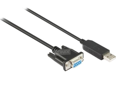 USB 2.0 To Null Modem Serial Adaptor FTDI Chipset with 2M Cable