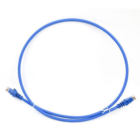 2.5m CAT6 Ultra Slim Cable Blue
