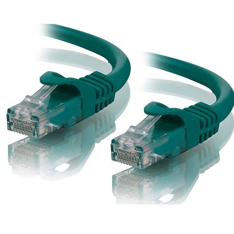 1m CAT6 Green Alogic network Cable