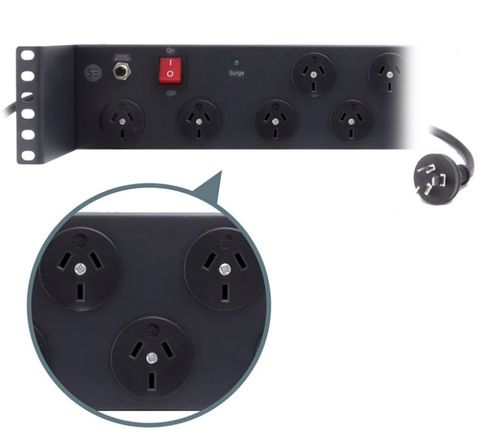 10-Port 2RU horizontal  PDU power board