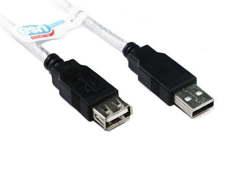 0.5m USB type A 2.0 to USB-A cable M-F