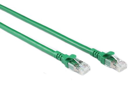 0.3m CAT6 Green UTP Konix Ethernet Cable