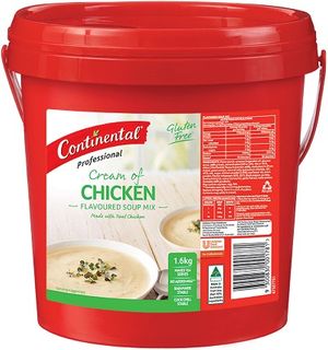 Cream Of Chicken Soup Powder G/F 1.6Kg Continential