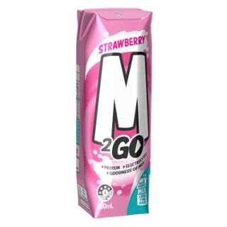 Strawberry Milk Uht Tetra (250Mlx24) M 2 Go