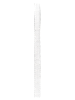 Plain Ribbon - White - 1/4" - 100 yards per roll