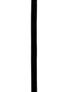 Plain Ribbon - Black - 1/4" - 100 yards per roll